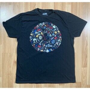 Star Wars ‘Darth Vader’ Graphic Tee Shirt (Men’s M) Empire, Millennium Falcon